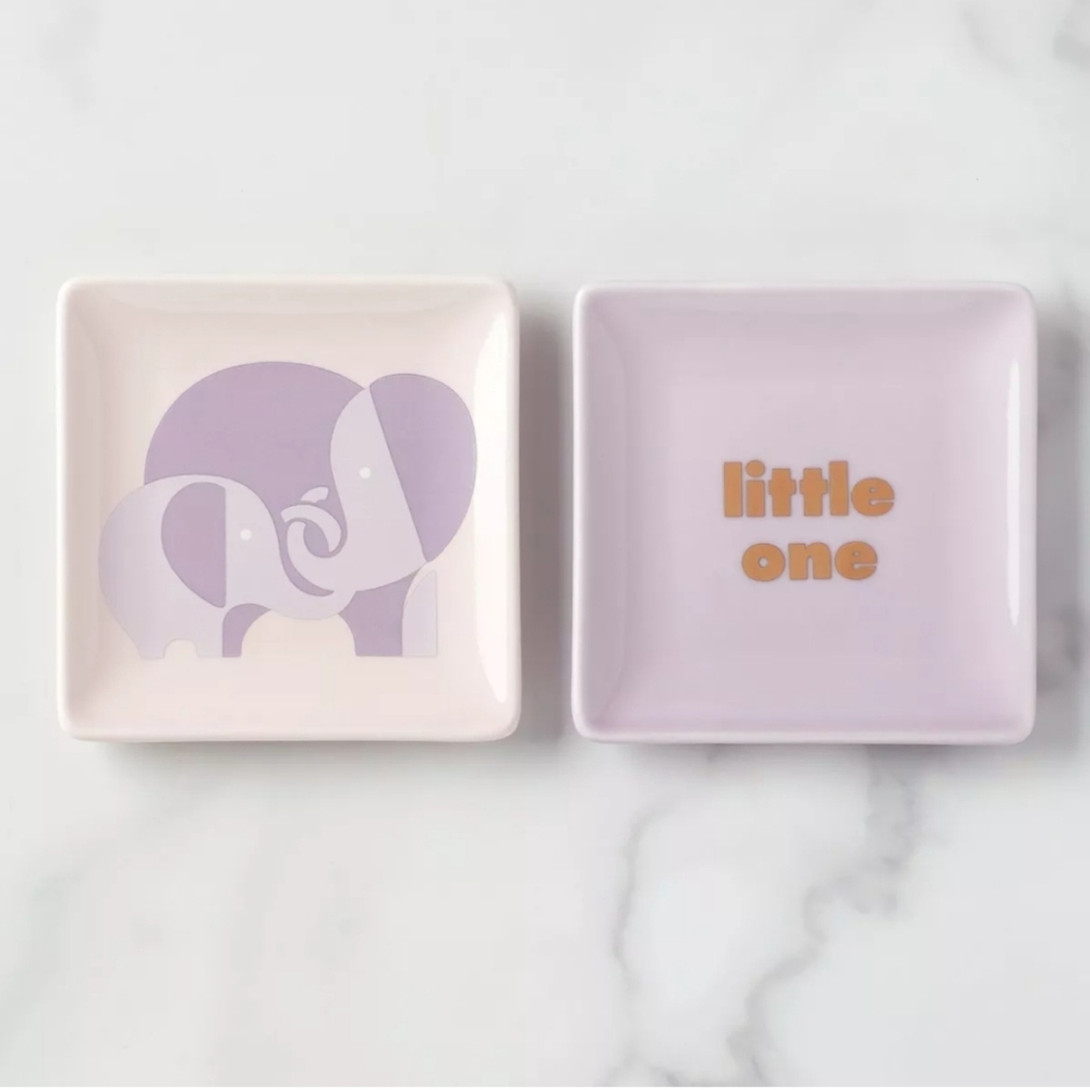 KATE SPADE NEW YORK SWEET TALK LITTLE ONE PORCELAIN ELEPHANT DISH SET NWT RETIRE